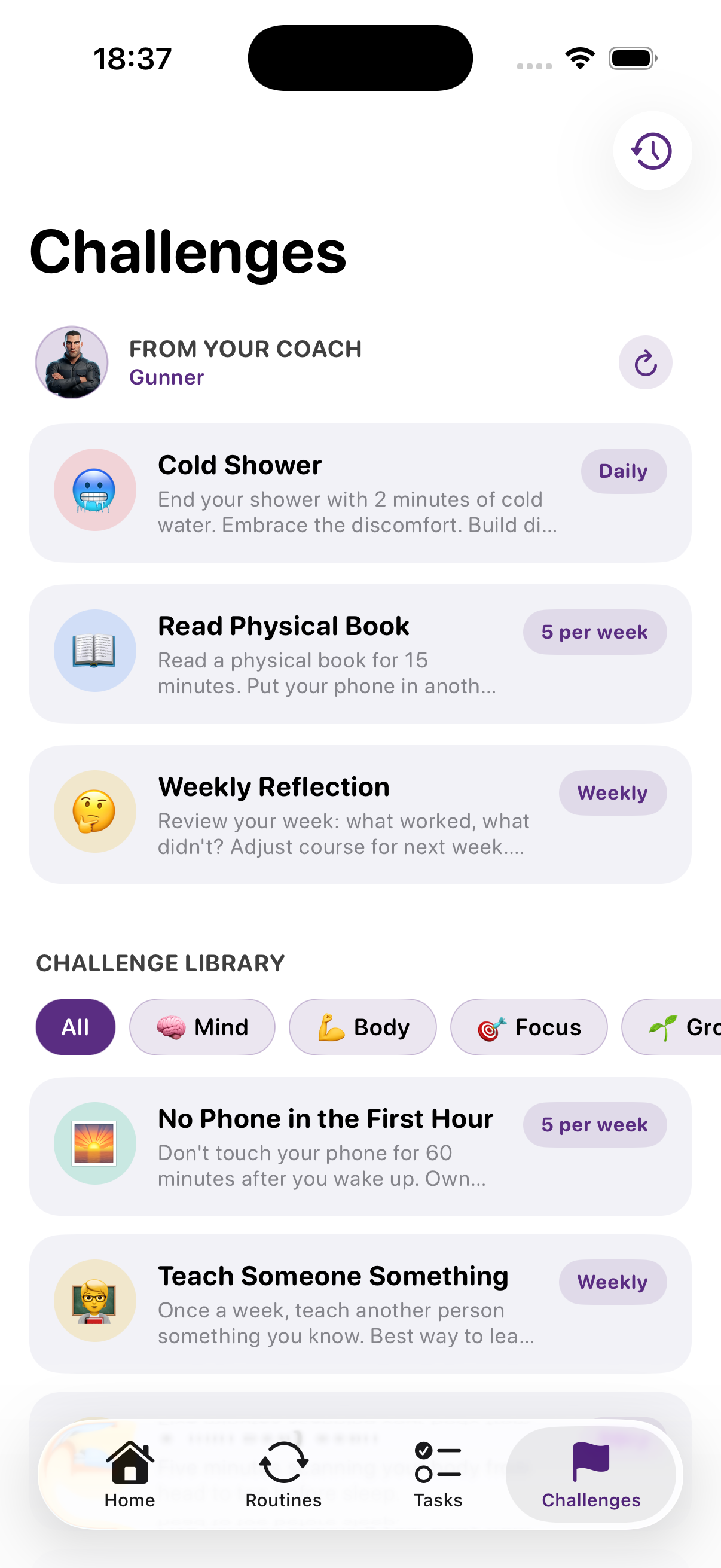 Chat screen